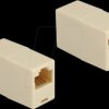 88034 Adapter RJ45 jack / jack, UTP, beige