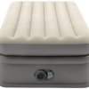 Intex 64162ND TWIN COMFORT ELEVATED AIRBED Łóżko powietrzne (D x S x W) 191 x 99 x 51 cm beżowy, brązowy