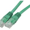 Patchcord UTP kat.5e kabel sieciowy LAN 2x RJ45 zielony 10m NEKU