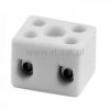 Złączka gwintowana porcelanowa 2- tory 4mm2 1o