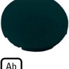 Button plate, round, symbol down, for pushbutton, 218186