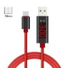 USB A to Micro USB 100 cm Cable with Ammeter and Voltmeter