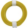 Donau 118-3 Insulated Wire 1x0.14mm² Yellow 10m Strand 1-Wire