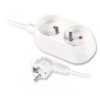 Przedłużacz 2‑gniazda z/u 16A 3m /OMY 3x1/ biały PS-270/1,5/3,0