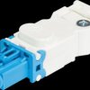 91.921.2353.0 Connector - screw connection, socket, light blue