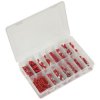 Sealey AB039RT Crimp Terminal Assortment 260pc Red