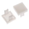 Klosz lampek do przycisku kształt: Kwadratowy Biały Soczewka EAO