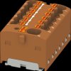 1046964 PTFIX distribution block, 4/12x1.5, brown