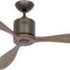 CasaFan AEROPLAN ECO 132 BZ-NB Flügel Massivholz Nussbaum Wentylator sufitowy 27 W (Ø x W) 132 cm x 310 mm brąz pilot zd