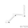 Ramię ALSIDENT 1040mm do systemu CHEMICAL RESISTANT 100 montowane do ściany - białe połączenia