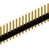 Pin header, 20 pole, pitch 2.54 mm, straight, black, 10048327