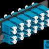 66930 Fiber Optic Adapter Panel, 12 Port, LC Duplex UPC, blue