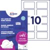 Avery-Zweckform L4785-20 Name Badges 80x50mm Acetate Silk White 200 pc(s)