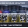 Vallejo 71174 Farba tonowa biały, żółty, czerwony, niebieski, oliwkowo zielony, czarny, srebrny (metaliczny), złoty (met
