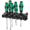 Wera 05105656001 334/355/6 Kraftform Plus Slotted/Pozi Screwdrivers, 6-Piece Set