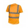 ROSSEL t-shirt ostrzegawczy poliestrowy pomarańczowy 3XL (58)