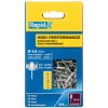 Rapid 5001434 High Performance Rivets 4 x 12mm (Box 500)