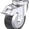 Blickle 749771 LER-PP 100R-FI-FA Rolka obrotowa z blachy stalowej Średnica koła: 100 mm Maksymalne obciążenie: 150 kg 1