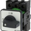 Load-break switch, rotary actuator, 3 pole, 32 A, (W x H x D) 49 x 70 x 95 mm, flush mounting, 079065