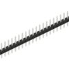 Pin header, 30 pole, pitch 2 mm, straight, black, SLY108530Z
