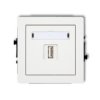 Deco Gniazdo Pojedyncze Usb-Aa 3.0 Biały Dgusb-5