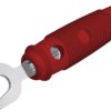 Laboratory cable lug with cross hole, cable lug 4-7 mm to solder connection, red, CAT O, 930585101