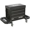 Sealey SCR18B Mechanic's Utility Seat & Toolbox - Black