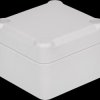 Industrial housing, 63 x 57 x 37 mm, IP67, light gray