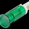 QS101XXHG220 Indicator LED, 220 V AC, 10 mm, FASTON, green