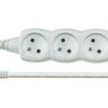 Przedłużacz 4-Gniazda Z/U 3M /H05vv-F 3G1/ Biały P0413