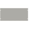 Hammond PBPA19008GY2 5U 19" Rack Aluminium Blank Panel ASA61 Grey 483 x 3 x 222