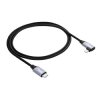 Kabel USB Akyga USB typ C / Lightning kątowy 2.0 1m