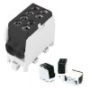 Blok Rozdzielczy Zacisk Odgałęźny Na Szynę TH35 1,5-25mm² Czarny 130A 400V