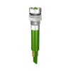 Signal Construct SWZU08728CRA LED Indicator 230V Green IP67 Chrome M8x0.75