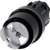 Siemens 3SU10004BC010AA0 3SU1000-4BC01-0AA0 Przełącznik kluczykowy pierścień przedni z tworzywa sztucznego czarny 1 x 45