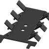 Finger shaped heatsink, (L x W x H) 55.6 x 35.1 x 12.6 mm, 14 K/W, black anodized, 10034972
