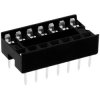 Connfly DS1009-14AT1NX-0A2 IC socket 14 pins 2.54 mm spacing 1 piece Tube