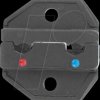 W9060803 Crimping die 0.5-2.5 mm² for insulated and angled flat-blade ter