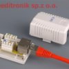 Gniazdo natynkowe pojedyncze RJ45 FTP kat.6 montaż LSA