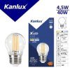 Żarówka LED E27 XLED G45 E27 4,5W-NW 470lm 4000K barwa neutralna 37385