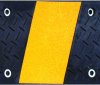 Rubber gate ramp - black/yellow
