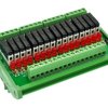 CZH-LABS Slim DIN Rail Mount DC24V Source/PNP 16 SPST-NO 5A Power Relay Module, APAN3124