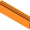PCB terminal, 17 pole, pitch 5 mm, AWG 24-12, 20 A, spring-clamp connection, orange, 1330620000