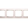 VALENA Ramka poczwórna pozioma kremowa/złoto 774154