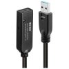 LINDY 43375 USB cable USB 3.2 USB-A to USB-C 20m Black