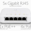 USW-FLEX Switch, 5-port, Gigabit Ethernet, PoE 60 W