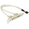 Delock 71000 Slotbracket Internal USB To 2X USB2.0 External Pc Slot Panel