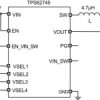 3.3V-10V input, 300mA Ultra Low Iq step-down converter with VSEL and input voltage switch