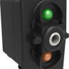Przełącznik kołyskowy Wł.-wł.-wł. podświetlany 20 A SPST Czarny IP66, IP68 Carling Technologies