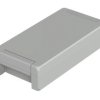 Aluminum enclosure, (L x W x H) 259 x 128 x 60 mm, light gray (RAL 7035), IP69K, 00115225